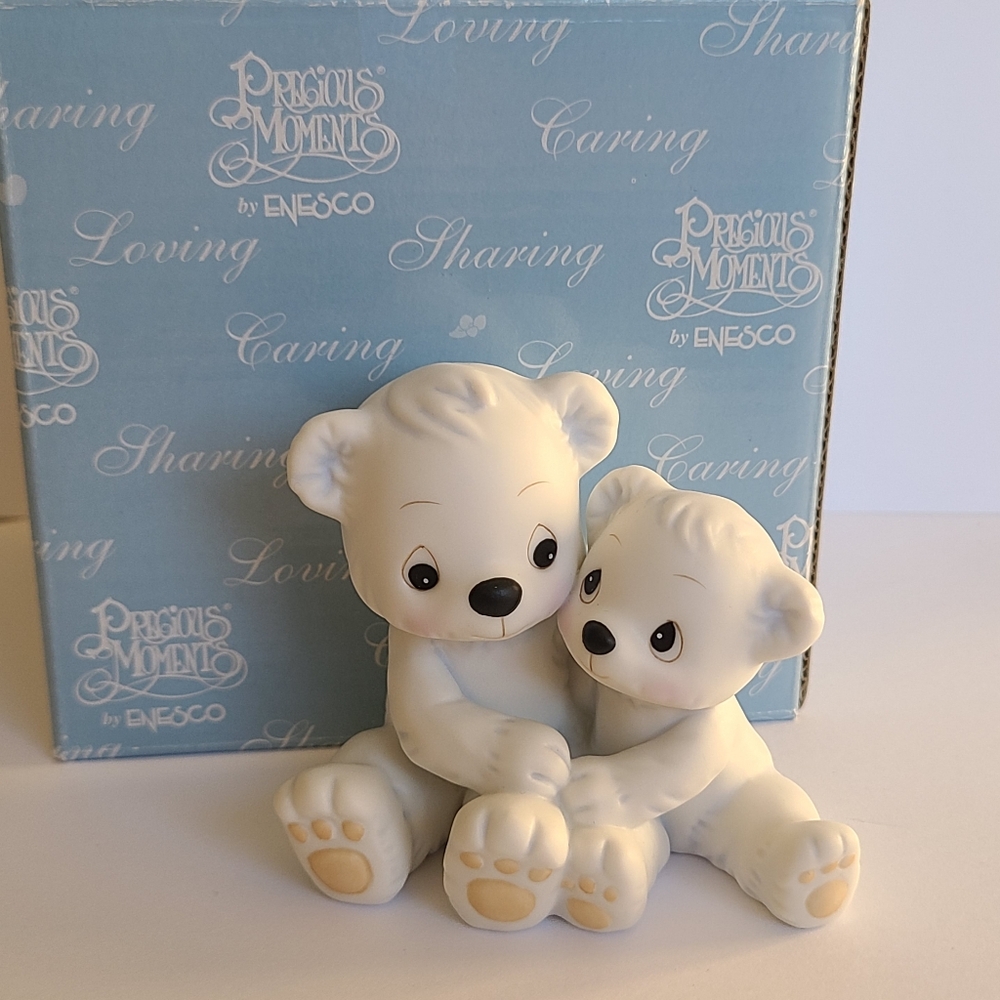 Precious Moments Polar Bear Winter Porcelain Collectible Figurine